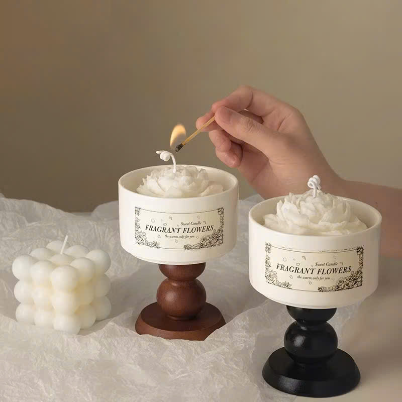 nến thơm hình hoa